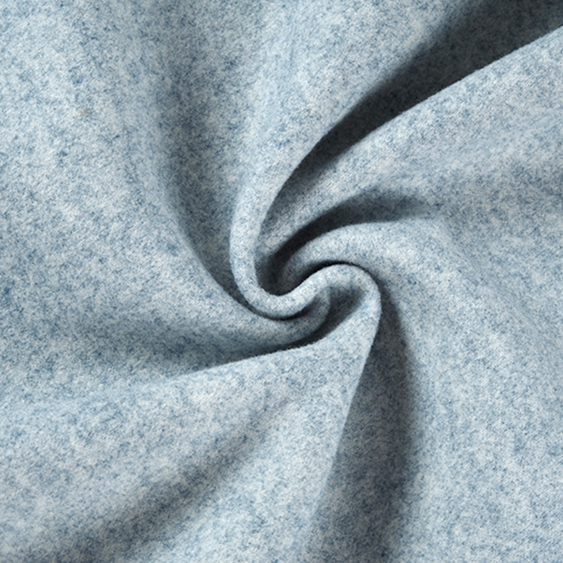 顺毛呢面料 针织弹力单面